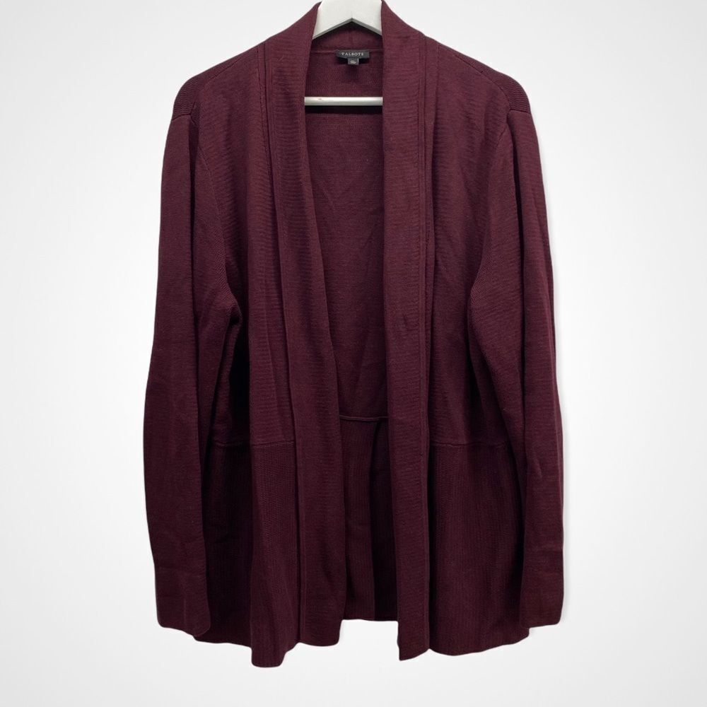 Talbots Split Vented Back Cardigan size XL